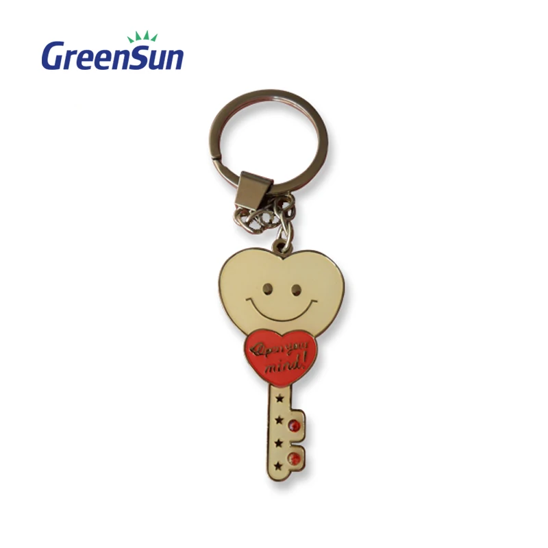 Creative Metal Electric Guitar Silver Mini Keychain Key Chain Key Ring Fashion