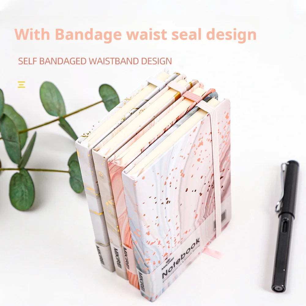 Simple Elastic Band Hard Faced Notebook A5 Student Notebook Business Office Notebook