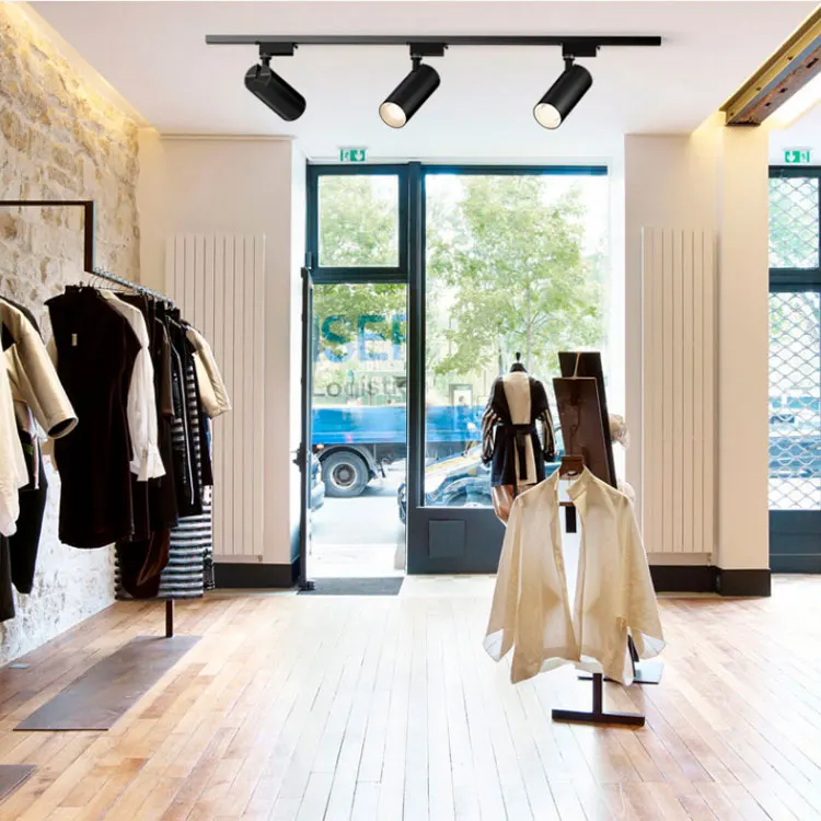 Commercial Rail lamp Focus Cob 20W 30W Spot Lights Linear Spotlight System led track housing for gu10 led track light