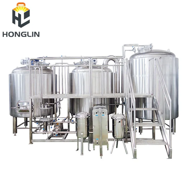 HongLin Small Beer Making Machine Craft Beer Brewery 300l,500l,600l,800l,1000l Mini Beer Brewery Equipment
