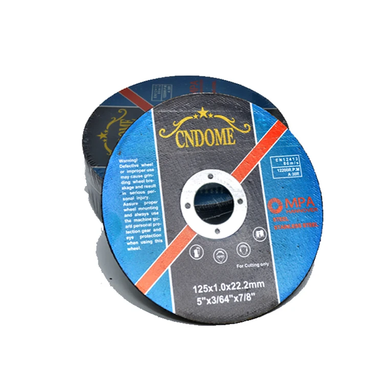 Customized 125mm abrasive tools aluminum oxide discs for angle grinder metal cutting disc cut off wheel disco de corte para inox