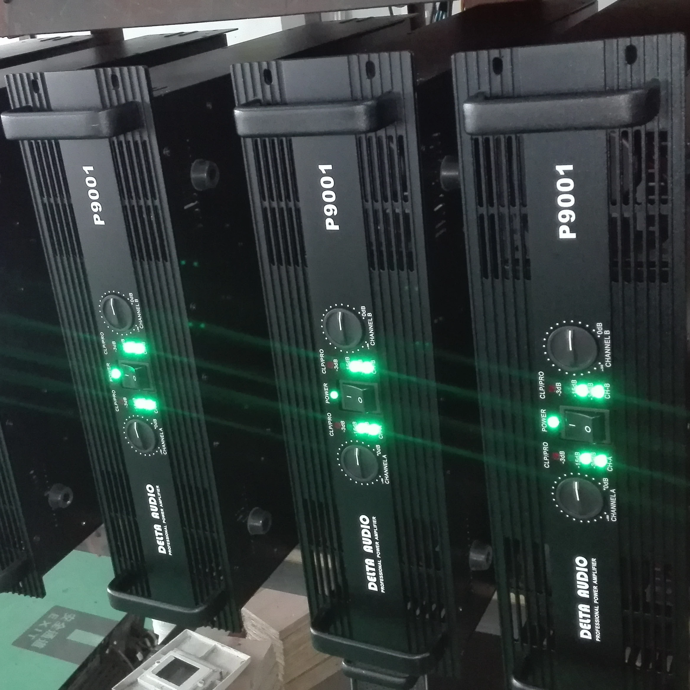 2 channel big power amplifier Delta P9001/P8001/P7001 stagte amplifier