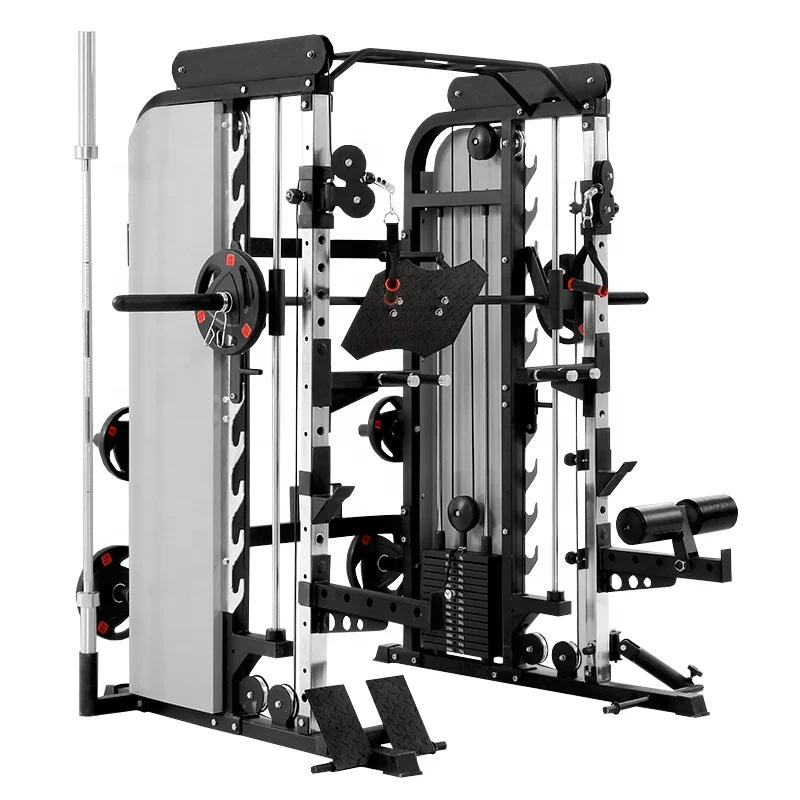 Commercial fitness gym multi Functional Trainer smith machine squat rack for home