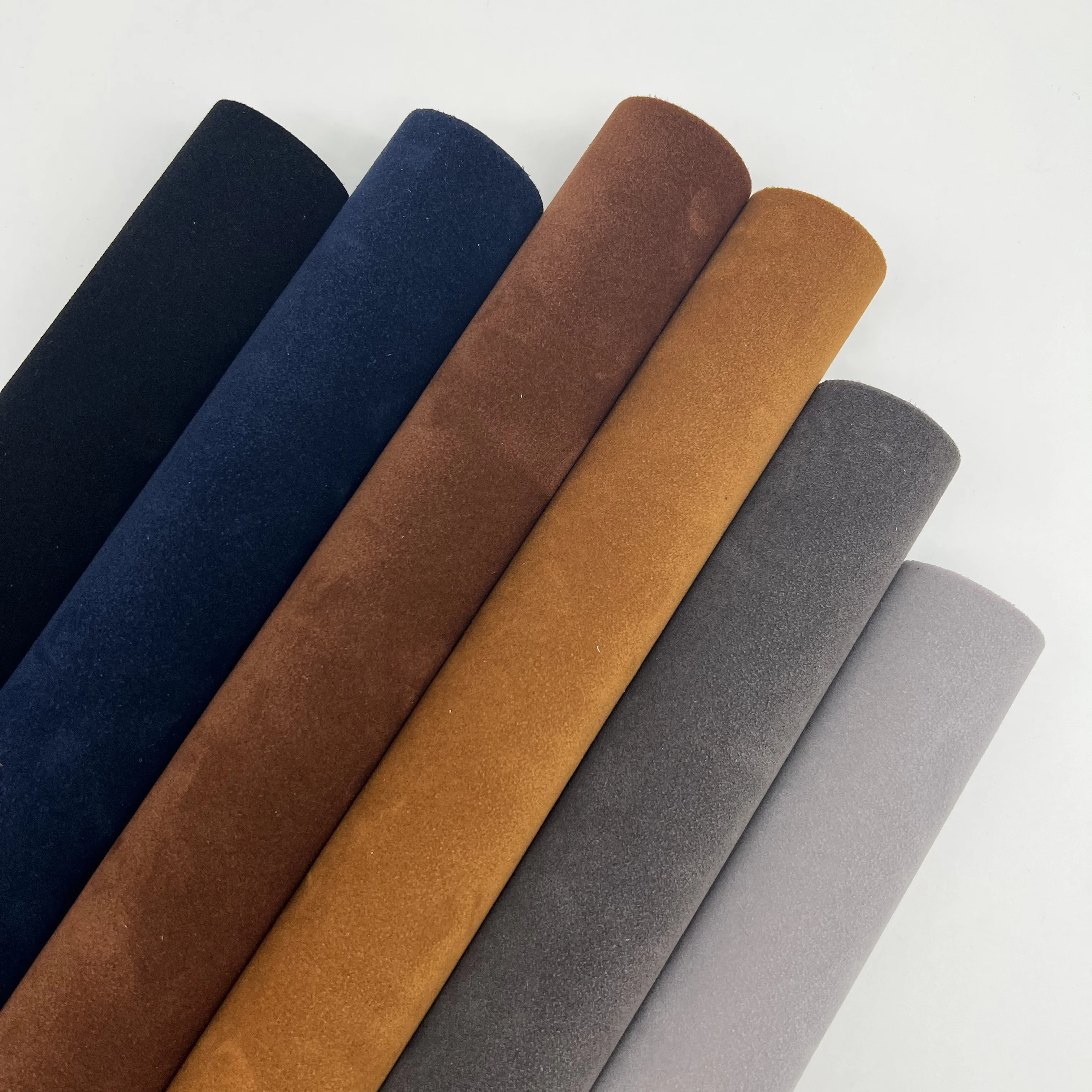 One-Sided Flocking Vent Fabric With Glue for Textiles & Leather Products for Shoe Leather & Fabric