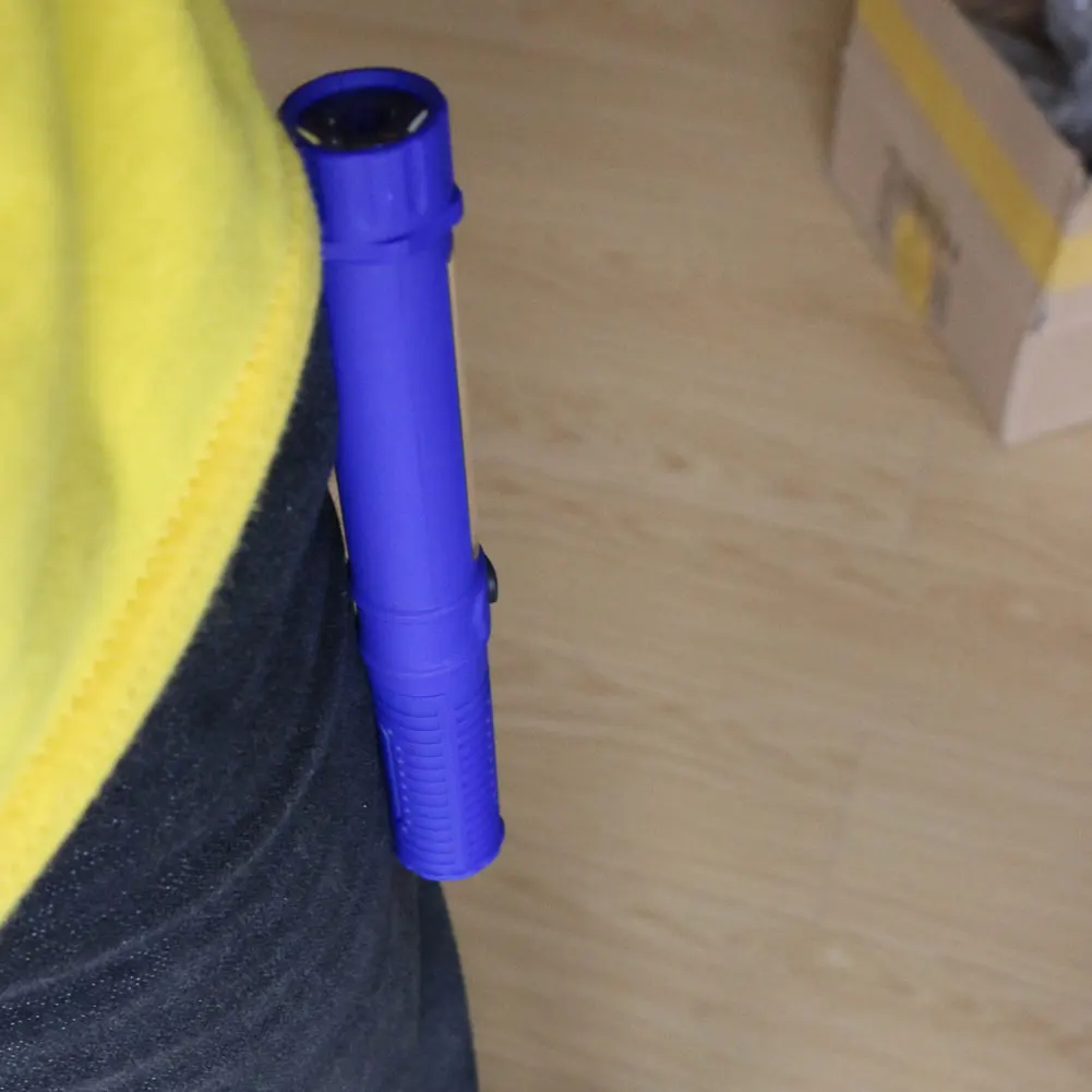 
Black/Blue/Red COB Led Portable Plastic light LED Flashlight Torch Lamp With Magnetic And Clip For Camping Outdoor Sport Light 