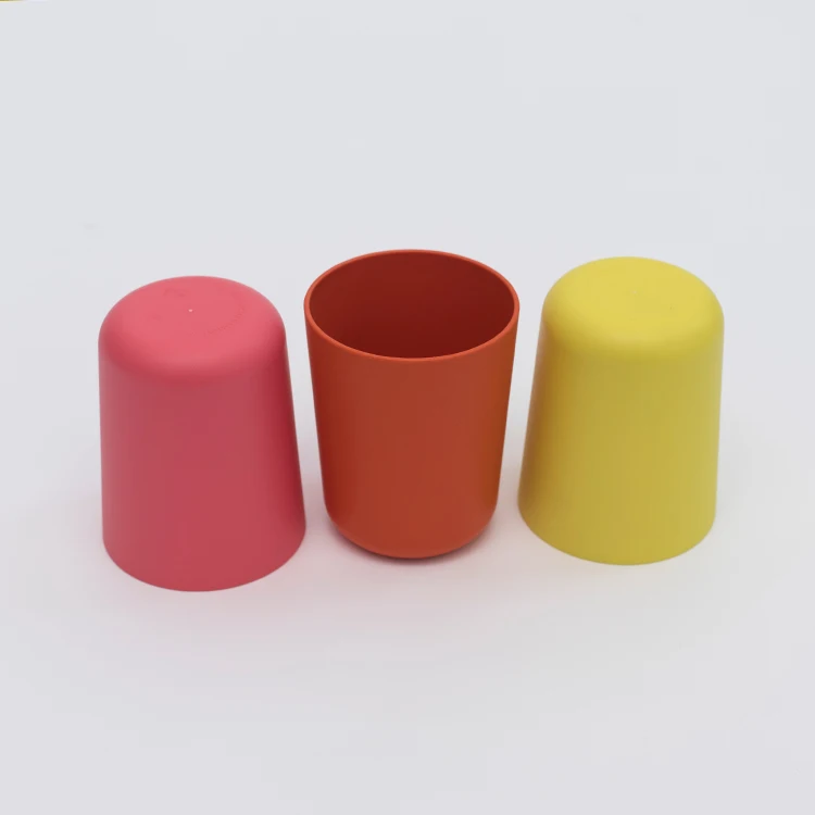 100% Biodegradable Eco Friendly Bamboo Fiber Reusable natural pla drinking cup wholesale