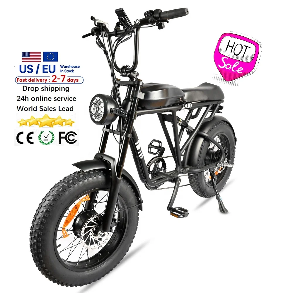 mountain High Performance electric bike 48v52v Double battery 30Ah 1000W electric bicycle NS5 high power ebike