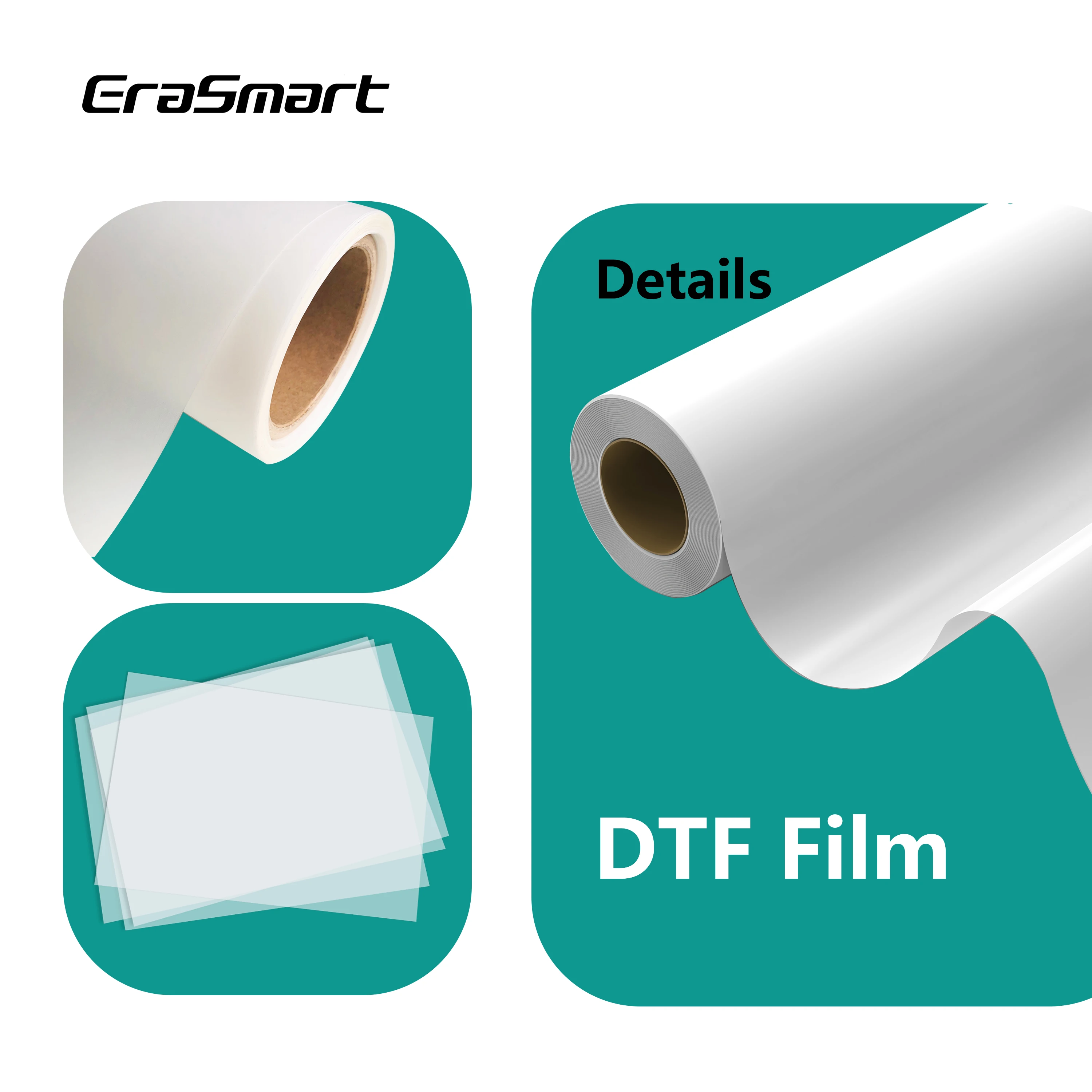 Eraasmart DTF ПЭТ-пленка a3 a4 теплопередающая пленка бумага dtf листы для принтера односторонняя