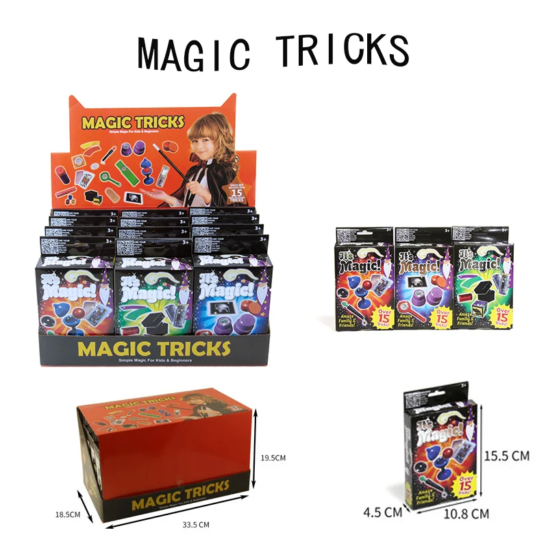 magic trick sets for kids magician pretend play magicwand instruction manual for beginners magic show learn 15 easy tricks props