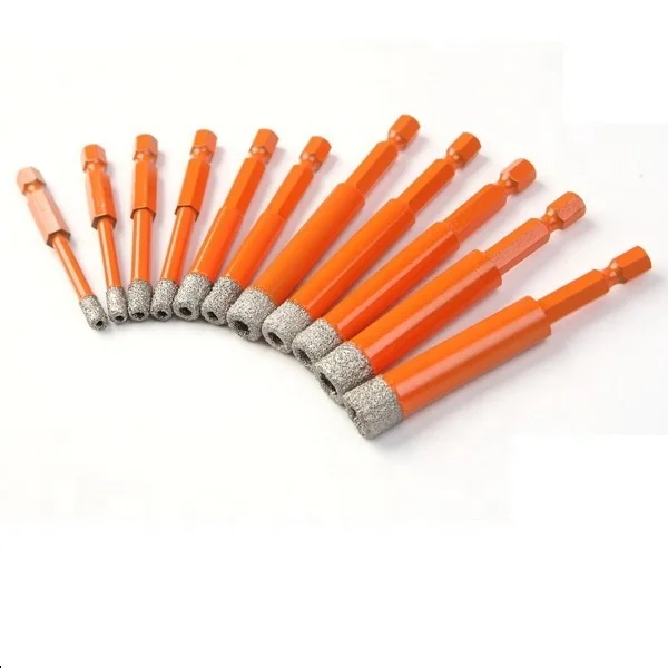 Orange stone segments core drilling bits