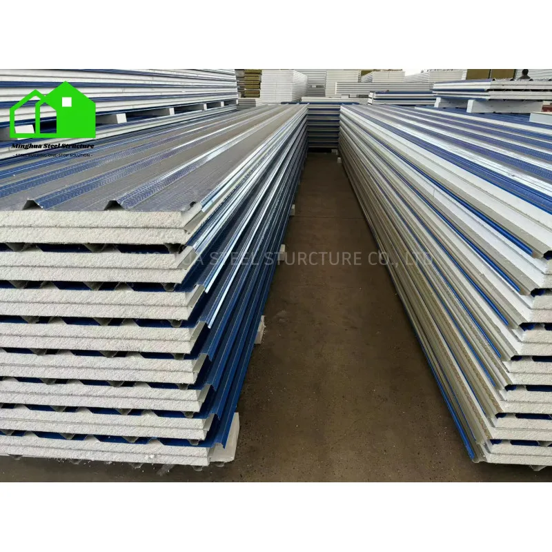 New situation EPS sandwich wall panel rock wool sandwich panel commercial hotel family decoration