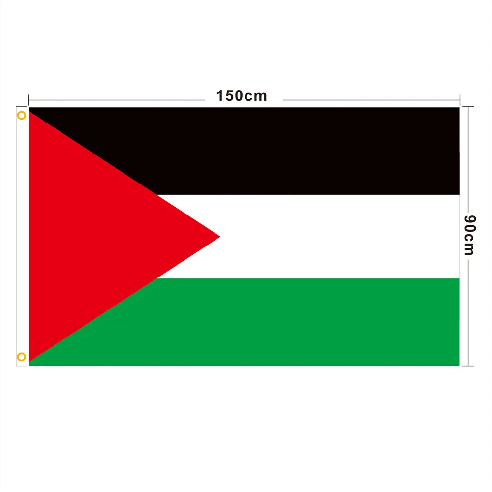 Wholesale 90x150cm Country Flag Red Black Green Flag Palestine Flag