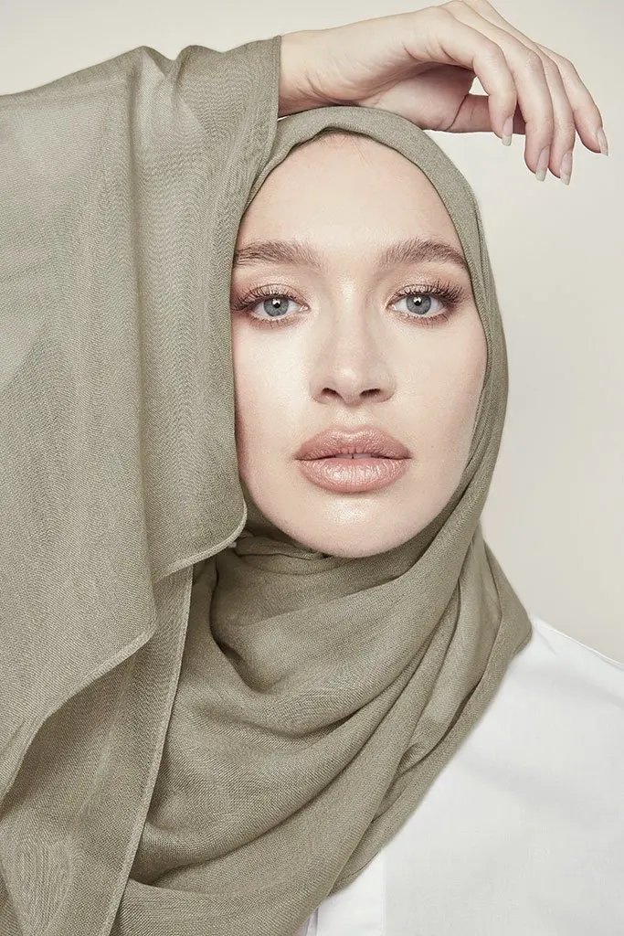 Женские мягкие дышащие мусульманские хлопковые Модальные ткани hijablook модные