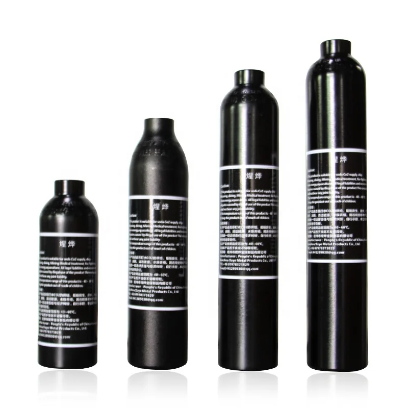 factory high quality 4500psi 300bar high pressure aluminum gas cylinder for paintball cylinder