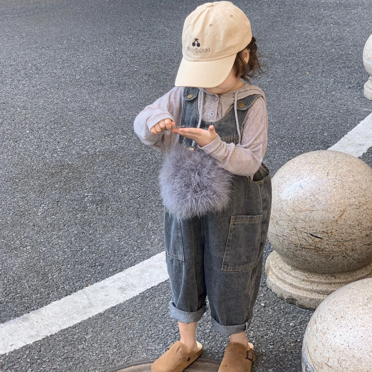 2023 new arrival solid blue infant toddler girls denim rompers child kids hooded shirt clothing wholesale 2011