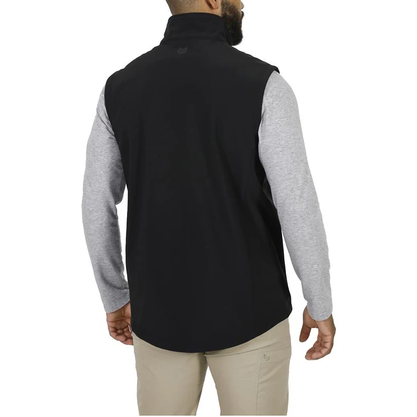 Outdoor Winter Windproof Softshell Vest Custom Security Guard Tactical Workwear Vest With Fleece Lining