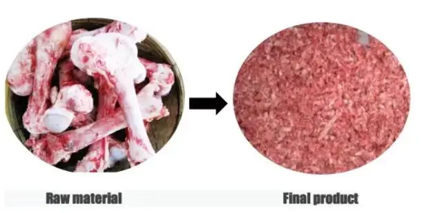 High Efficiency Dog Food Bone Grinder / Bone Grinder Machine / Bone Crusher Machine