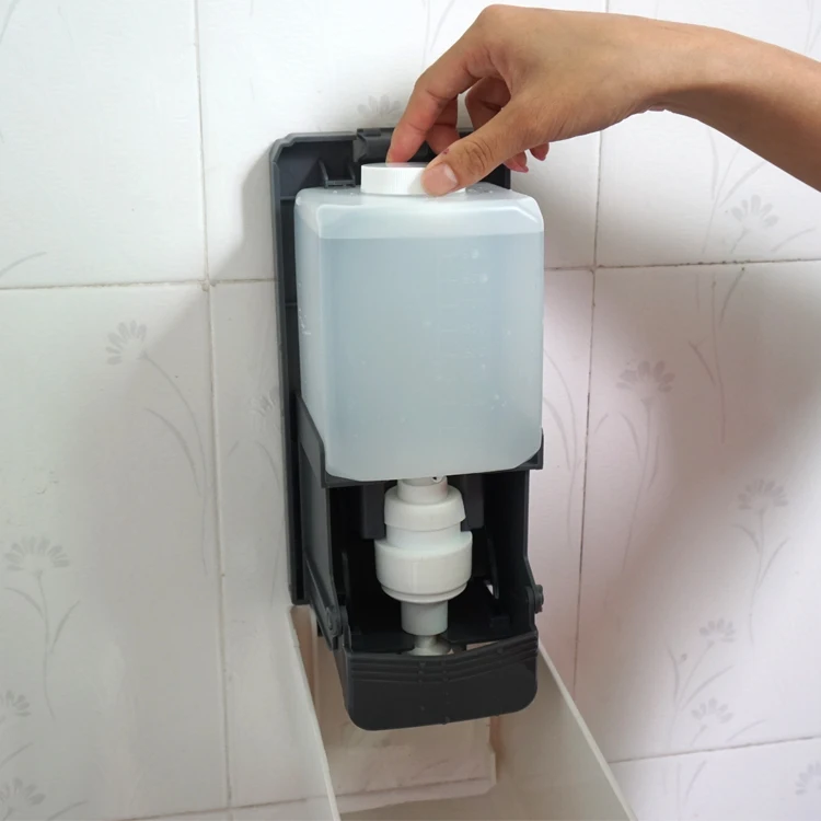 Hand Sanitizer Dispenser Machine Hospital Hotel Wall-Mounted Soap Dispenser 1000ml Manual Sanitizer Dispenser Spray For Toilet