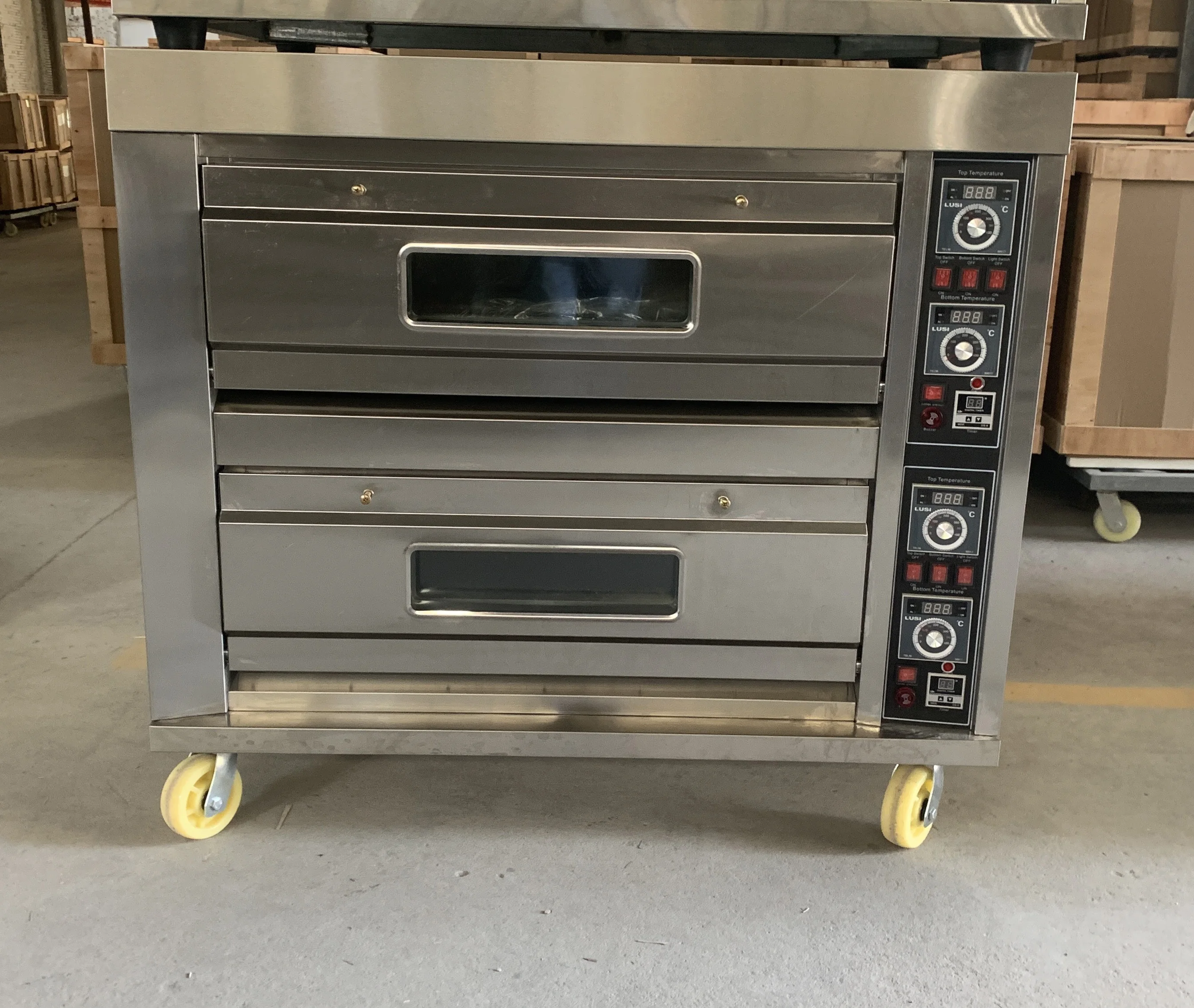 GRT-40Q Коммерческая двухэтажная печь для выпечки хлеба газовая пекарня