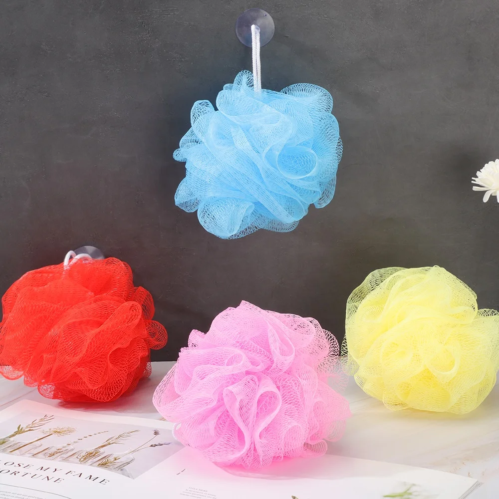 Factory Super Soft Bath Ball Shower Bouquet Loofah-bath-sponge Lace Mesh