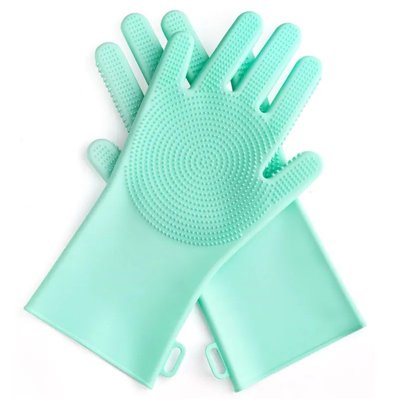 Dish Washing Silicone Cleaning Gloves Hot Selling Portable Kitchen Accessories Bpa