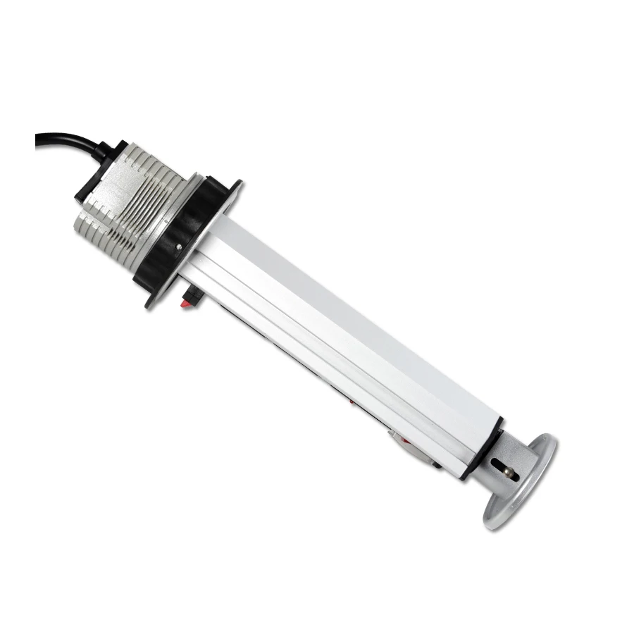 Intelligent Motorised Pop Up Socket Surge Protector Power Strip Universal Sockets with Dual USB