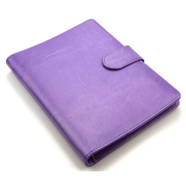 Free sample custom design print pu leather notebook A4 a5 in a box