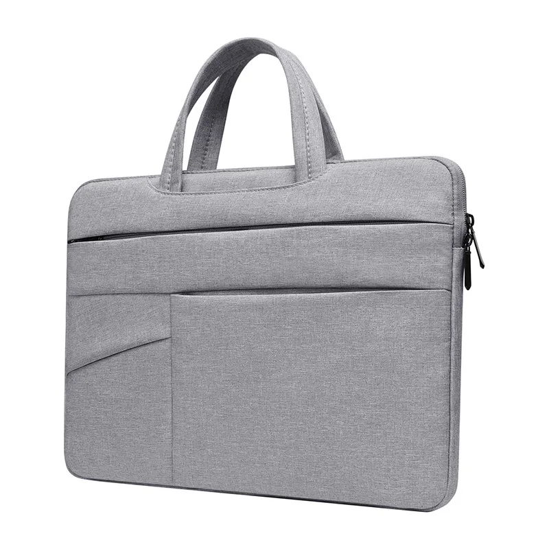 High Quality Custom Notebook Laptop Sleeve Bag Pouch Case Business Briefcase Handbag Polyester Leather PC Material Travel Inch