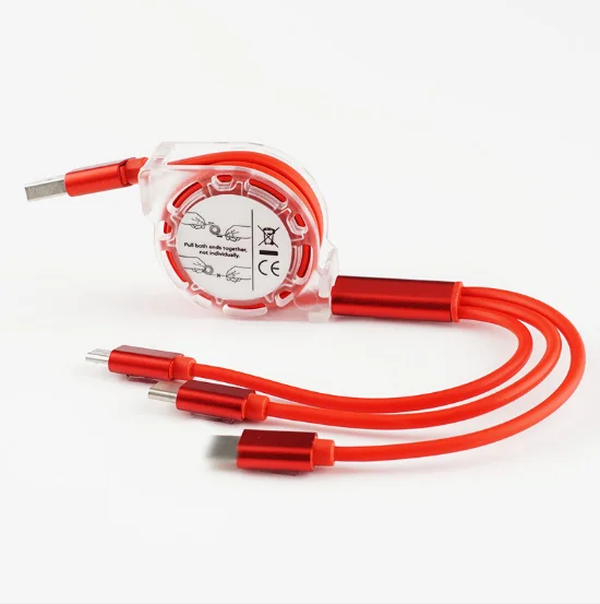 
ЦВЕТНОЙ кабель с несколькими портами для зарядки 3 в 1, кабель Micro USB, зарядный кабель для мобильного телефона 