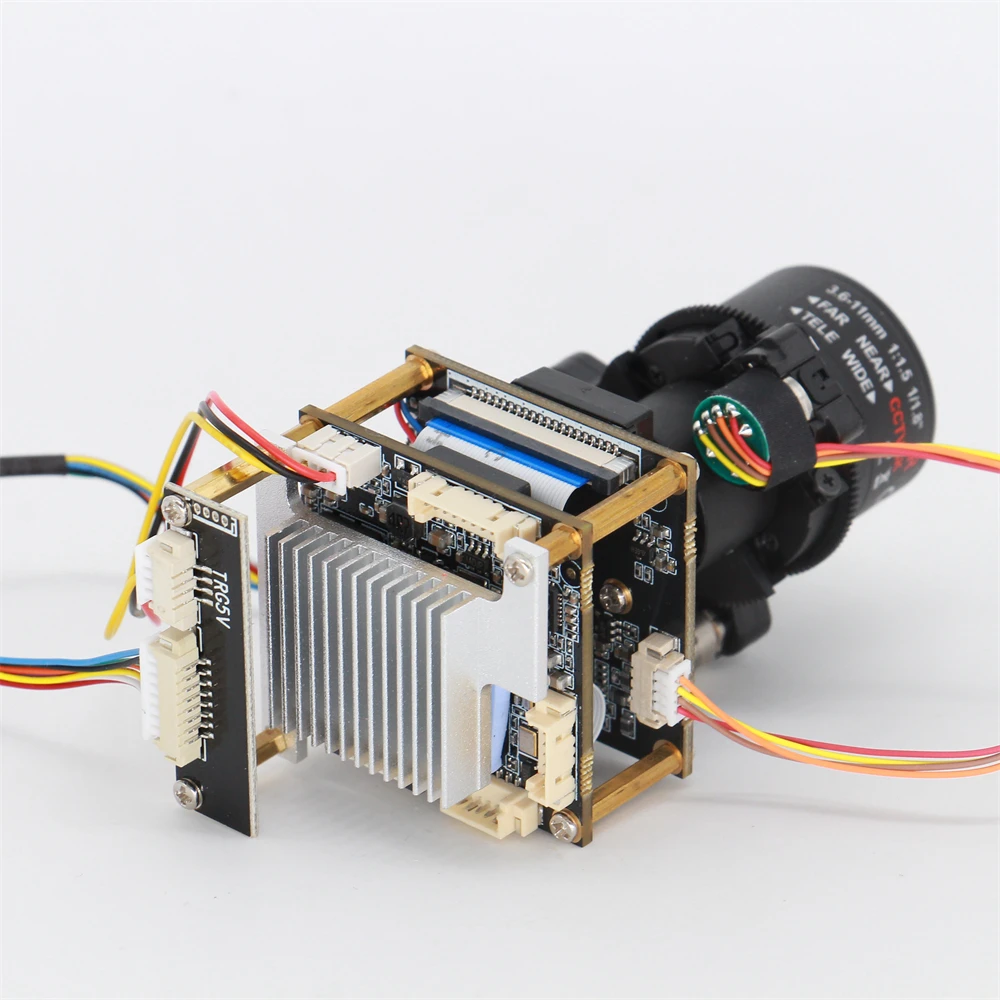 8MP 4K 60fps Starvis 2 Starlight IMX678+SD3403 3.6-11mm Motorized Zoom WIFI Camera Module SIP-K678U-3611