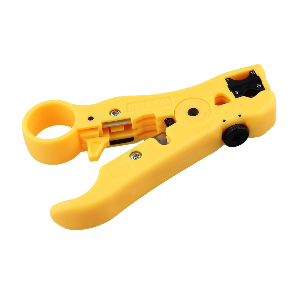 4in1 changeable blade  Coaxial&Network Cable Stripper hand pliers set for RG11 and removable coax cartridge
