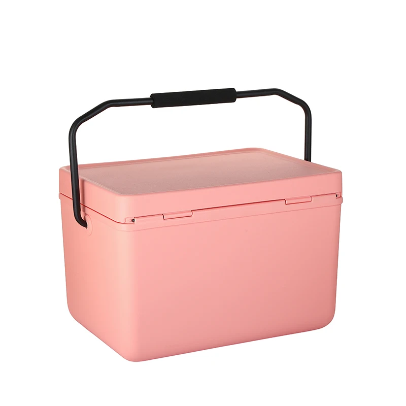 Custom color and logo portable hard cooler insulated cooler box 12L for camping outside picnic