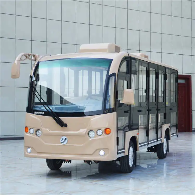 
New Model Enclosed 14 Passenger Electric Tourist Car  (62356725805)