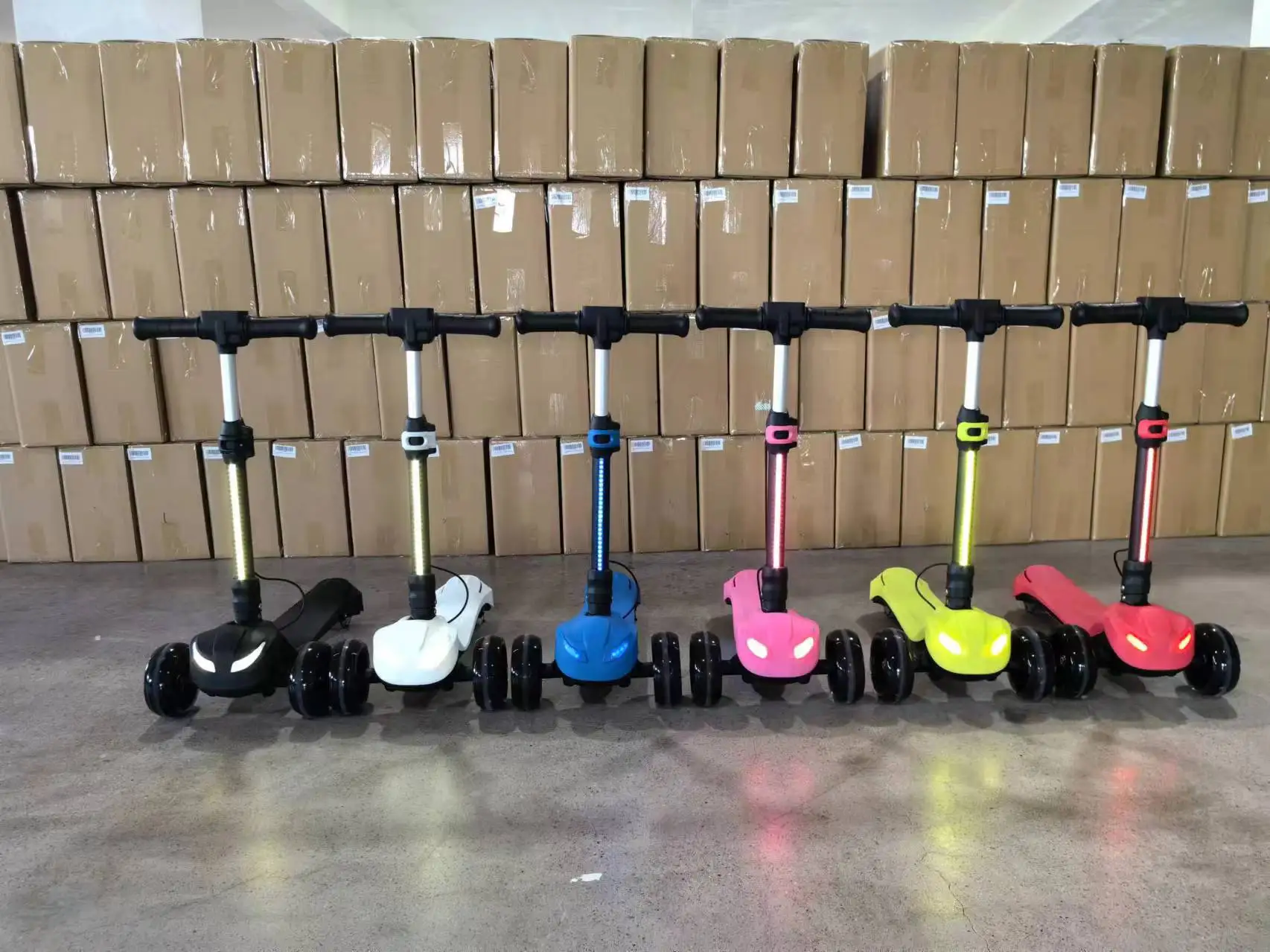 kick scooters & foot scooters Cheap Wholesale 3 wheel Kids scooter can be folded 5-12 years old for children