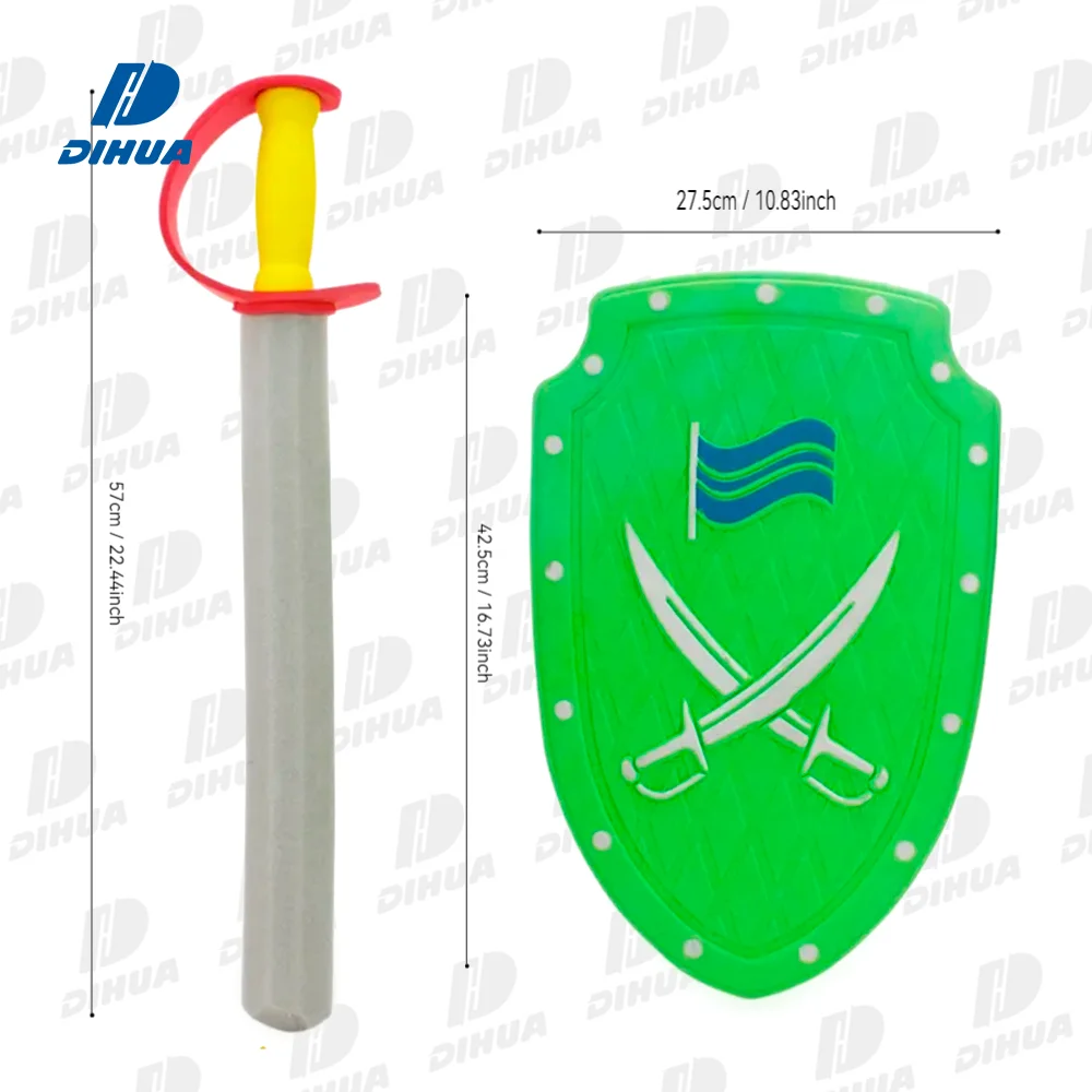 57cm Foam Shield and Sword Toy Set for Exciting Role Play Adventures Perfect for Kids Dress Up Parties and Themed Events