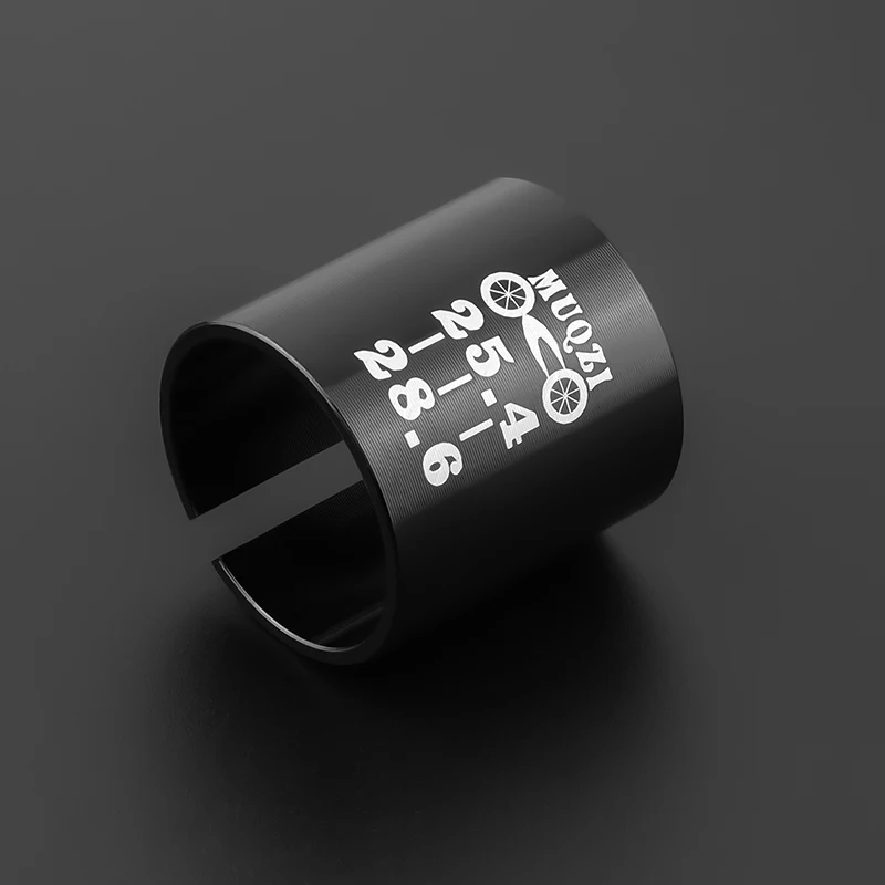 MUQZI Bike Fork Adapter 28.6/31.8mm Conversion Sleeve Aluminum Alloy Stem Reducer for Mountain Road Fixed Gear Bicycle