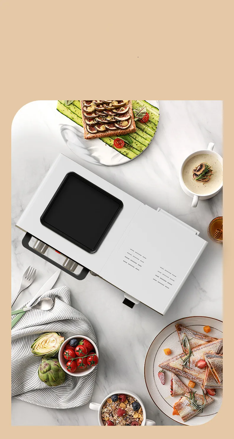 2021 hot sale products Multi-function breakfast maker three in one Baking tray Gift oven Home automatic sandwich breakfast maker