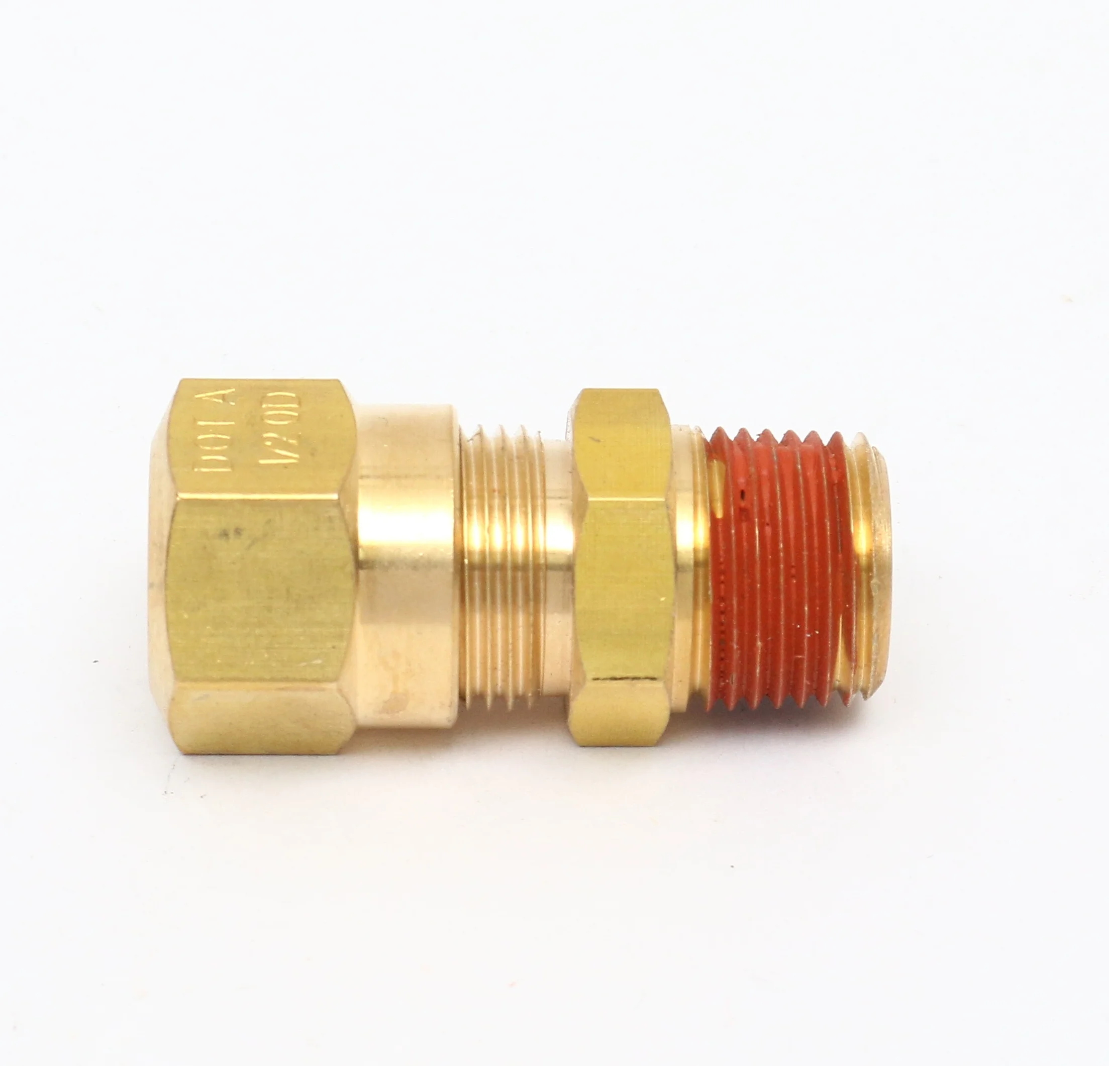 Key Forward Connectors Pipe Fittings Tube male quick connector stopper Adapter Brass air pipe quick connector