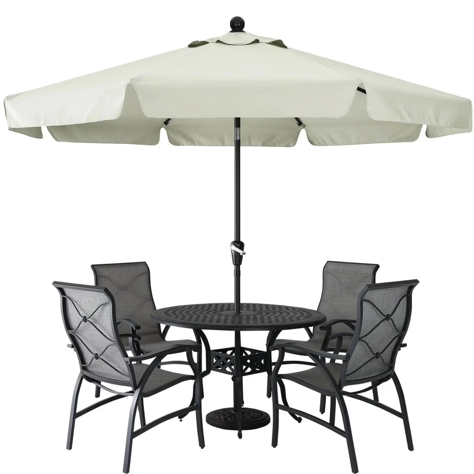 High Quality Patio Outdoor Market Parasols Big White Patio Umbrella For Garden Table