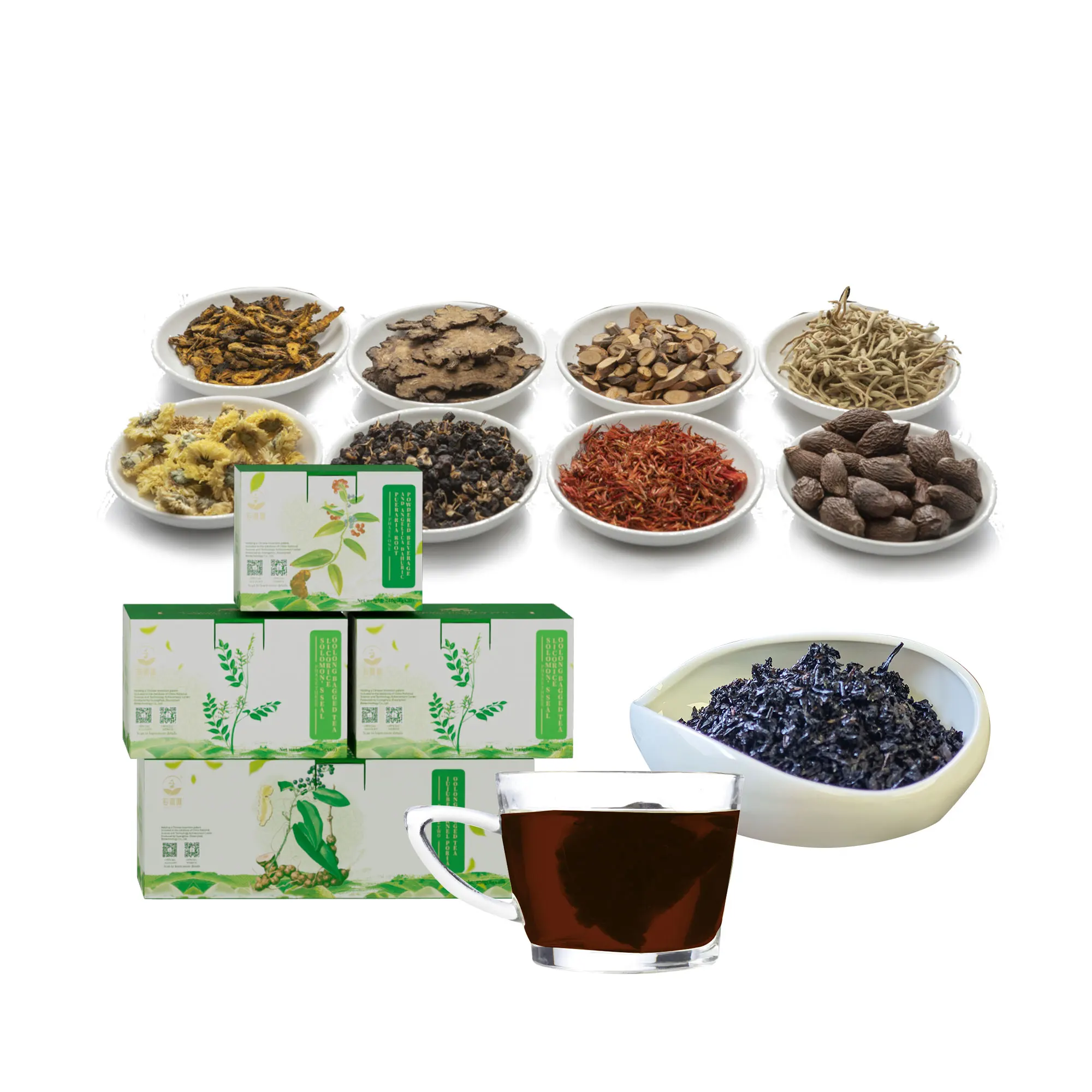 Zhuan Yi Wei Detoxify, Rejuvenate And Restore Health Oolong Tea Set Chinese Health Tea