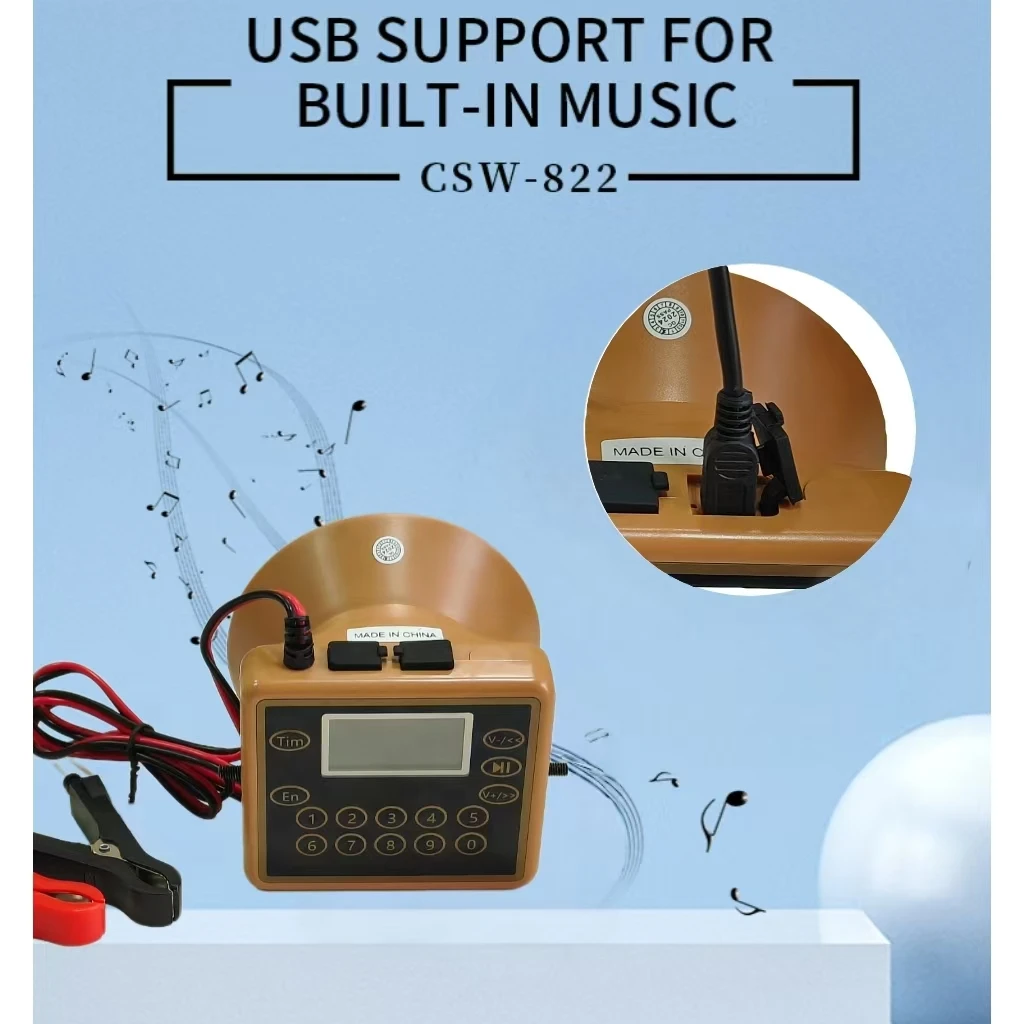 Wholesale CSSIWE 80W Waterproof 210 Songs Duck Caller Player Speaker For Hunting Bird Hunting Game Mp3 Bird Callers Speakers