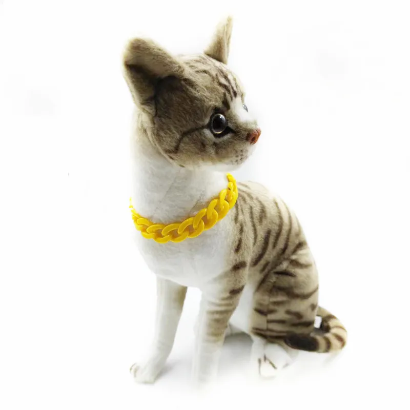wholesale New candy color pet necklace colorful collar for cats and dogs which can customized size and colors as need