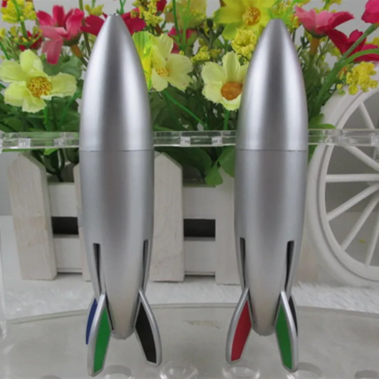 Novelty Stationery Rocket Missile Ball Pen Advertising School Gift Aviation Aerospace Plane Model Pen for young boys