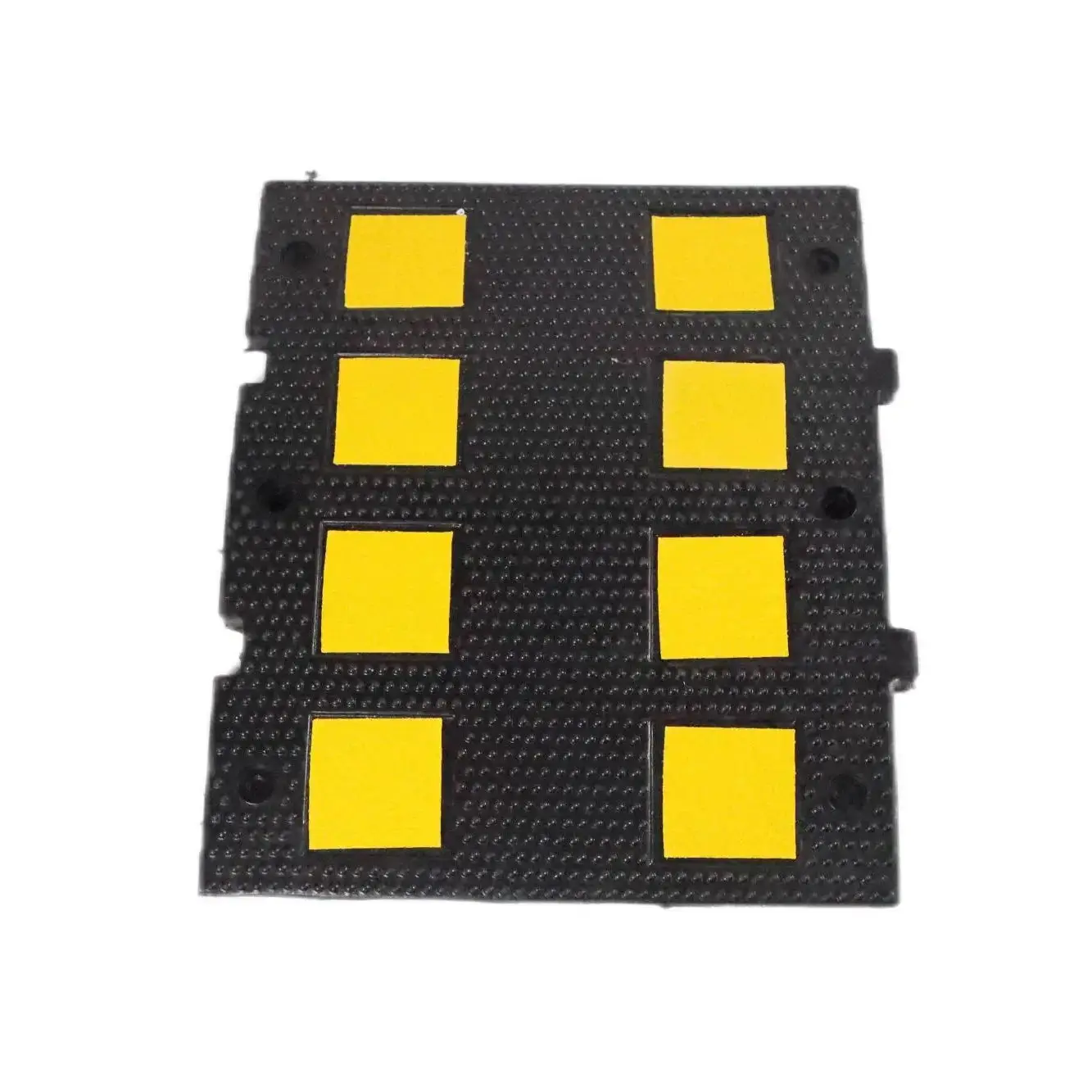 Factory Supply Top Design Portable Plastic Cheap Yellow Rubber Speed Bumps