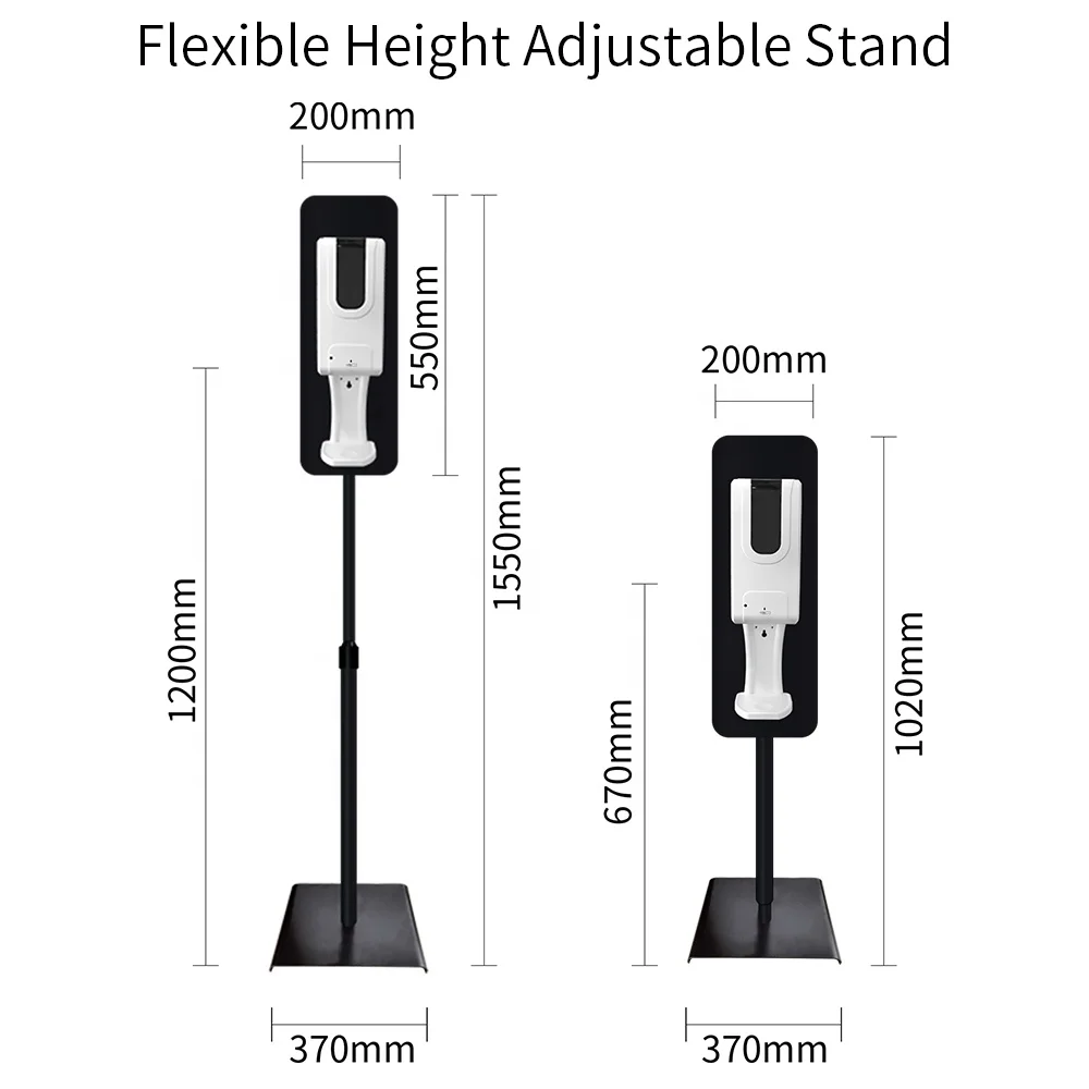 
1000ml touchless hand disinfection machine wall mounted automatic liquid alcohol sanitizer soap dispenser 