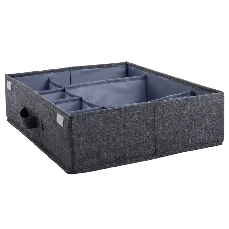 High quality 7 Grids underwear storage box for home or dormitory three-in-one divided cell drawer storage box