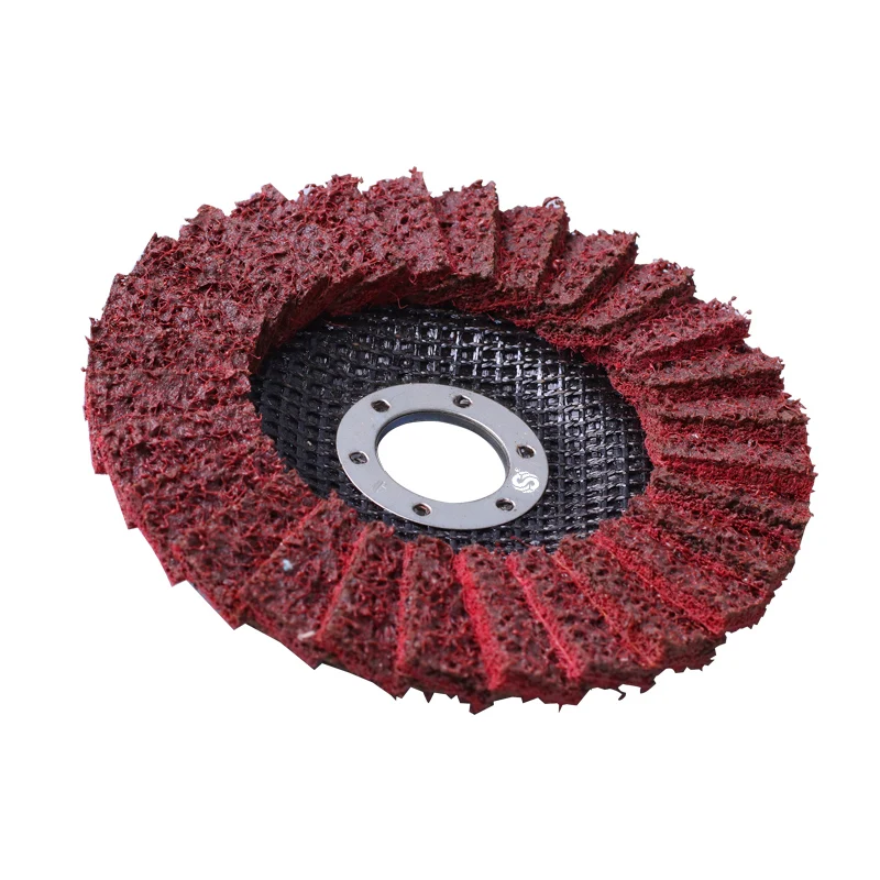 SONGQI 4-1/2 дюйма * 7/8 дюйма 115*22 мм абразивный шлифовальный круг для поверхности из нетканого материала, откидной диск для нержавеющей стали