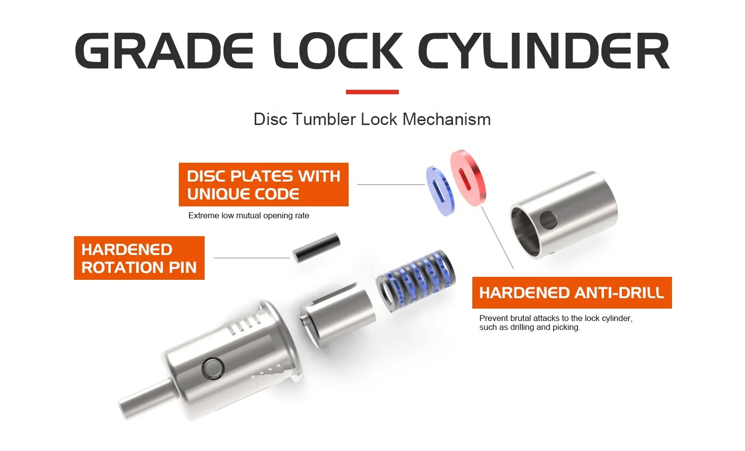 Chinese Factory Hot Selling Disc Lock For Motorcycle Stainless Steel Locking Pin Disc Lock For Motorcycle Scooter Electric