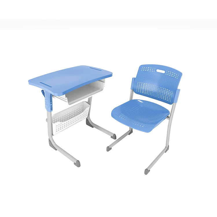 
PLASTIC SCHOOL ADJUSTABLE HEIGHT TABLES AND CHAIRS STUDY TABLE CHAIR 