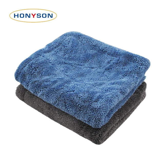 Корейское качество, г/кв. М, безгранное полотенце из микрофибры с витой петлей для Сушки автомобиля